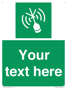 Custom sign safe condition Emergency position beacon